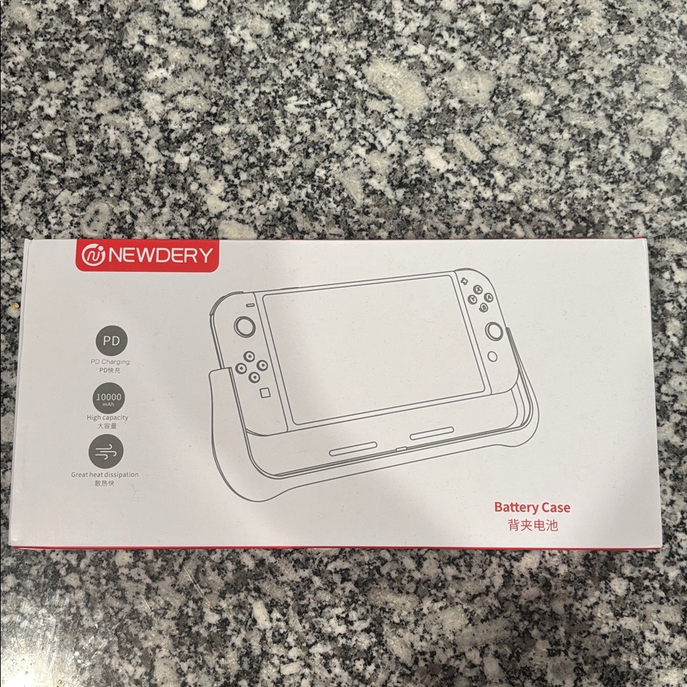 Handheld Console Battery Case - White